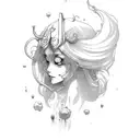 neptune tattoo design idea