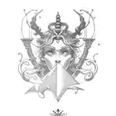 neptune tattoo design idea