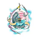 neptune tattoo design idea