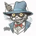 regular show mordecai tattoo design idea