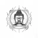 Buddha tattoo design idea
