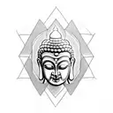 Buddha tattoo design idea