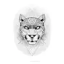 Panther tattoo design idea