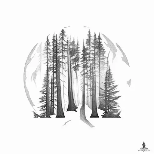 Set Of Tree Badges With Globe Oak Pine Moon And Stars Geometric Frames With  Forest For Label Or Tattoo Vector Isolated Hand Drawn Wanderlust Prints  Stock Illustration - Download Image Now - iStock
