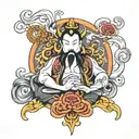 chinese god  tattoo design idea