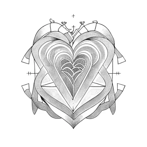 Three Hearts tattoo design idea