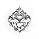 Three Hearts tattoo design idea