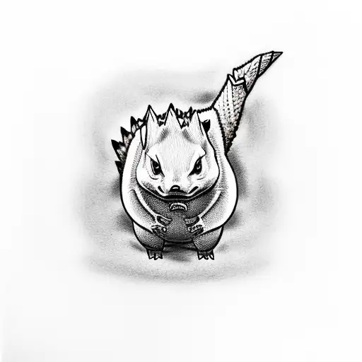 baby sandshrew and his fater sandslash tattoo design idea