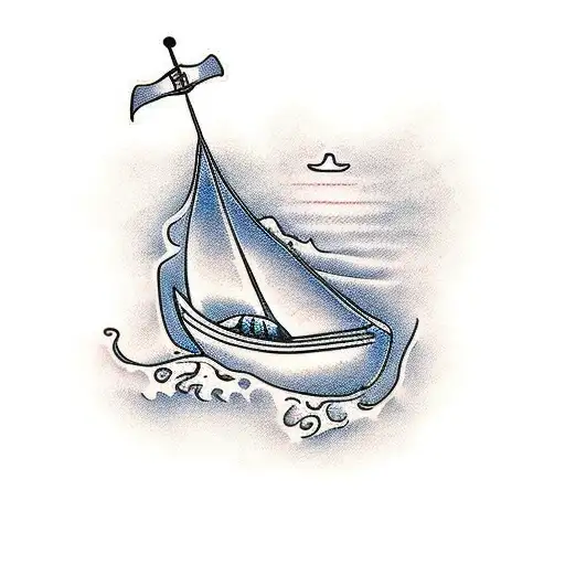 Sail tattoo by Dani Ginzburg | Photo 30962
