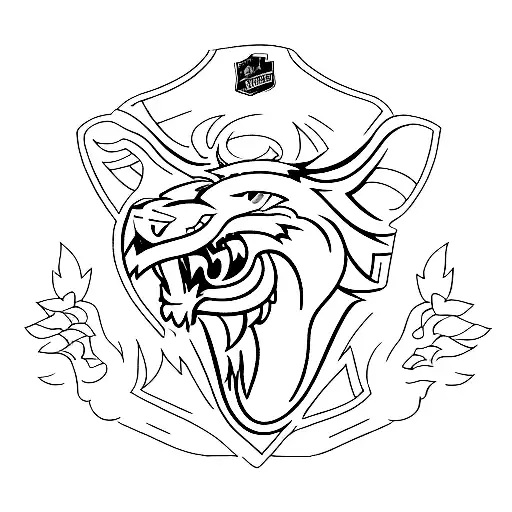Brisbane Lions Australian Rules Football tattoo design idea