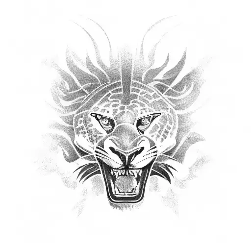 Brisbane Lions Australian Rules Football tattoo design idea