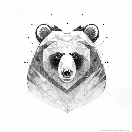 Diseño en iPad Pro  Bear tattoos Bear tattoo designs Sketch style tattoos