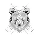 Bear tattoo design idea