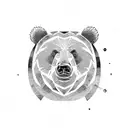 Bear tattoo design idea