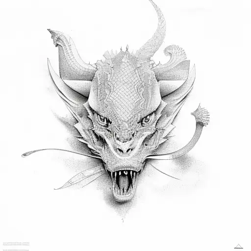 scales and 222 tattoo design idea