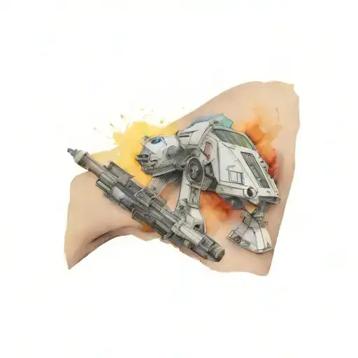 Starwars arm sleev tattoo design idea