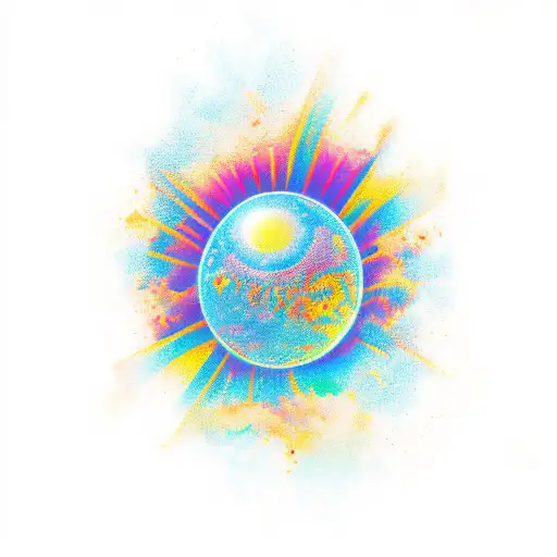 sol tattoo design idea