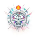 sol tattoo design idea