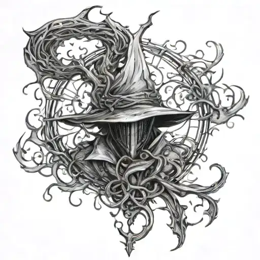 Bloodborne style tattoo tattoo design idea