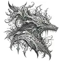 Bloodborne style tattoo tattoo design idea