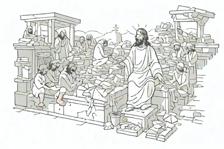 Jesus Out Values Everything and worldly things are worthless  tattoo design idea