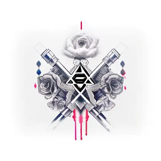 xo all disrespect tattoo design idea