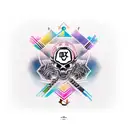 xo all disrespect tattoo design idea