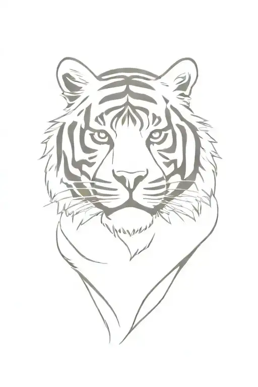 bengal tiger tattoo design idea