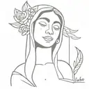 Guadalupe tattoo design idea