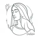 Guadalupe tattoo design idea