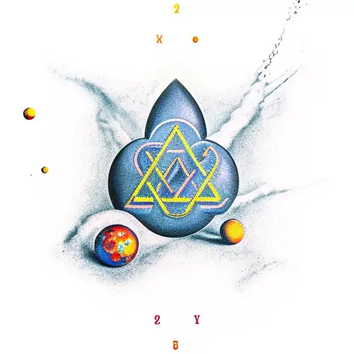 alchemy balance  tattoo design idea