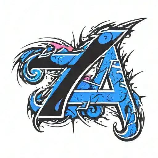 number 7 with word ms dhoni 7 name design tattoo design idea