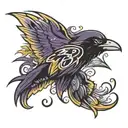 baltimore ravens tattoo design idea