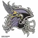 baltimore ravens tattoo design idea