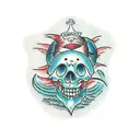 ocean floor tattoo design idea