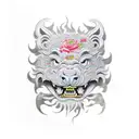 Foo Dog tattoo design idea