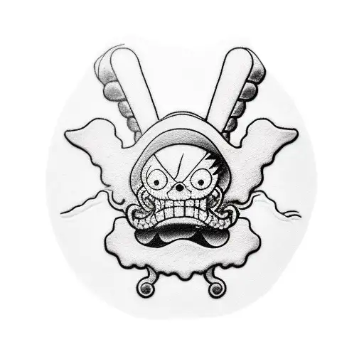 One piece related stipe around the elbow about 5 cm height tattoo design idea