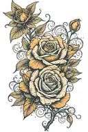 roseary  tattoo design idea