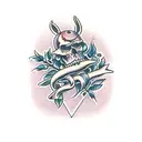 sharp branches tattoo design idea