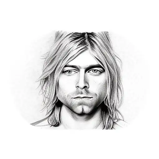 Kurt cobain tattoo design idea