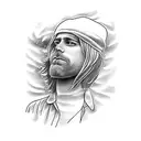 Kurt cobain tattoo design idea