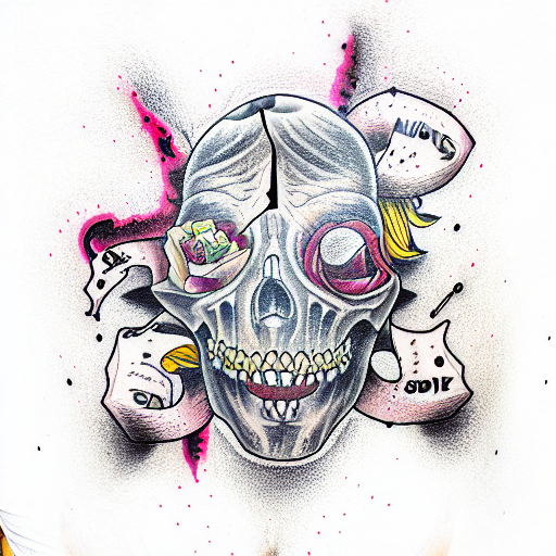 suicide  tattoo design idea