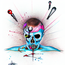 suicide  tattoo design idea