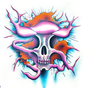 suicide  tattoo design idea