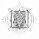 musical theory, musical symbols, diatonic scale, musical notes,esotericism, circle of fifths, isometric, sacred geometry tattoo design idea