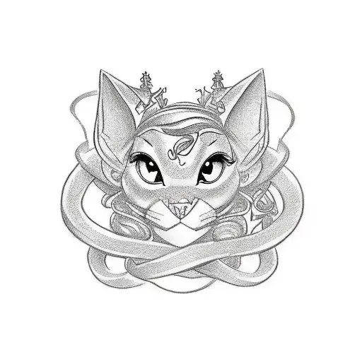 A captivating sketch-style tattoo featuring Disney princesses intertwined with symbolic motifs that represent your occupation and favorite things. tattoo design idea