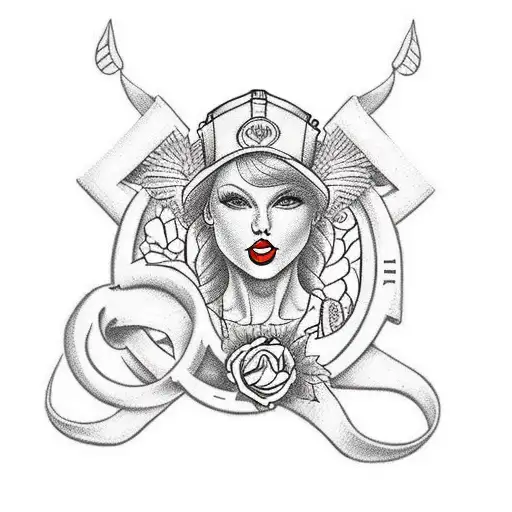 design based on Taylor Swift's Cruel Summer tattoo design idea