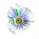 a bouquet of the following flowers: wisteria, violet, ivy, rose, poppy, morning glory, carnation, daisy tattoo design idea