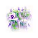 wisteria, violet, ivy, rose, poppy, morning glory, carnation, daisy tattoo design idea