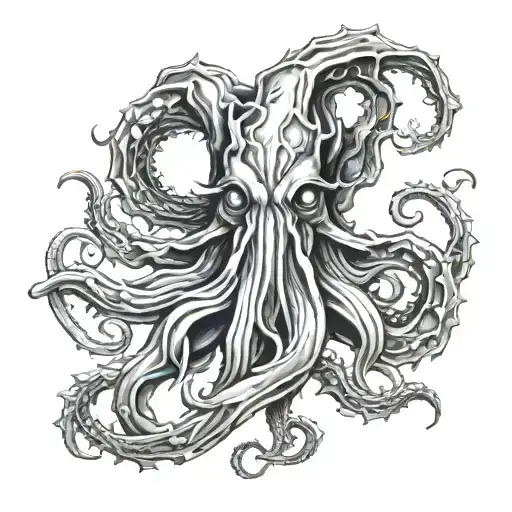 alex terrible cthulhu tattoo design idea
